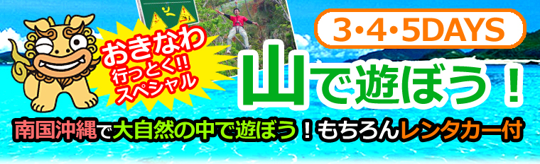 行っとく沖縄　山で遊ぼう