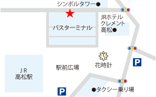 高松駅バスターミナル11番のりば