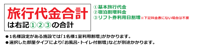 旅行代金合計