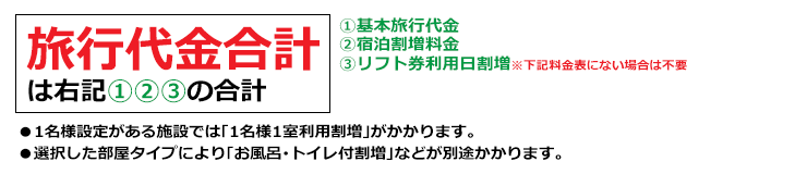 旅行代金合計