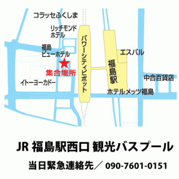 ディズニーリゾート仙台 福島発夜行日帰りバスツアー