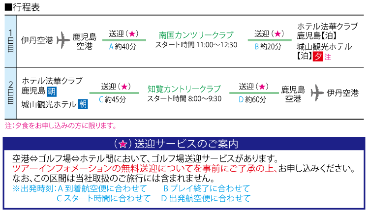 スケジュール