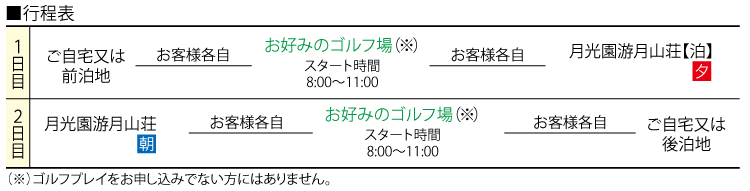 スケジュール
