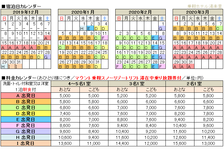 ツアー代金