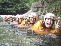 滋賀・神崎川　キャニオニングスイミング