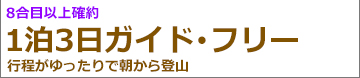 静岡夜発3日間 富士宮ルート登山･ガイド＆フリープラン