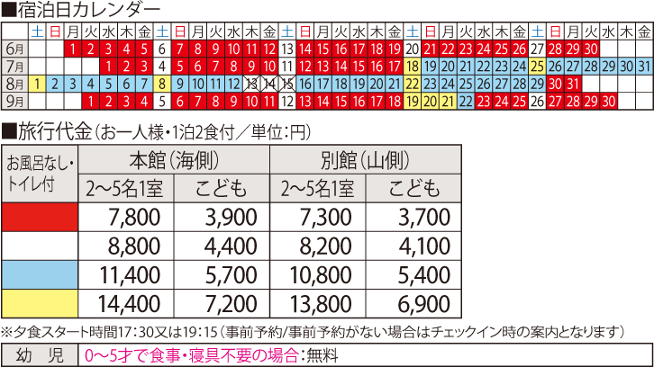 旅行代金/グリーンピアせとうち