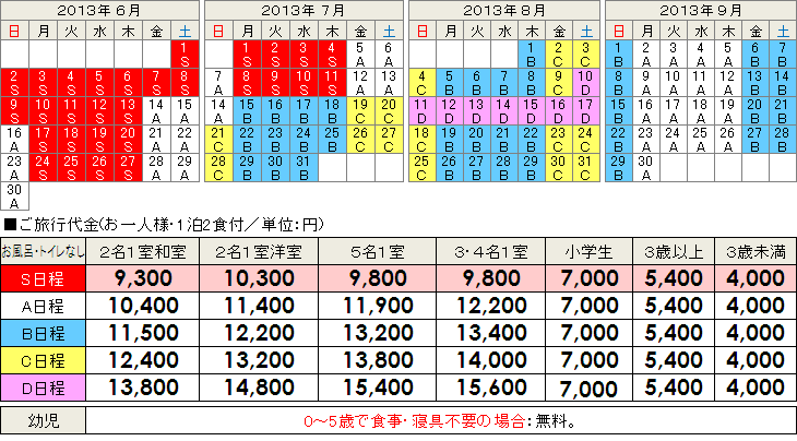 旅行代金/紀伊見荘
