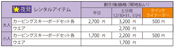 高鷲スノーパークレンタル