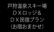 【お宿おまかせ】ゲレンデまでシャトル＋徒歩10分以内デラックスロッジ･民宿プラン