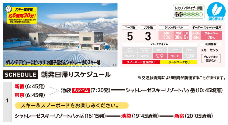 シャトレーゼスキーリゾート八ヶ岳