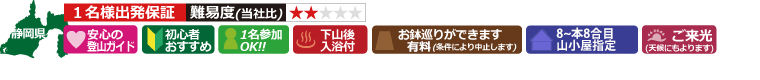 富士登山ツアー御来光館指定プラン